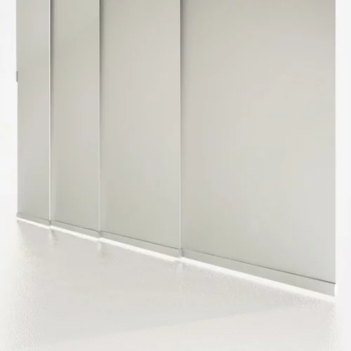 Leliana Blackout Silver Grey Panel Blind | Online Blindz