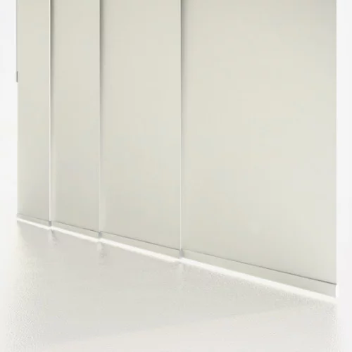 Leliana Blackout White Panel Blind | Online Blindz