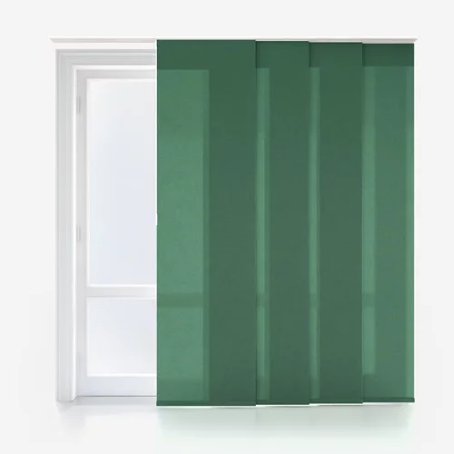 Leliana Hunter Green Panel Blind | Online Blindz