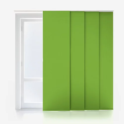 Vivienne Blackout Apple Green Panel Blind | Online Blindz