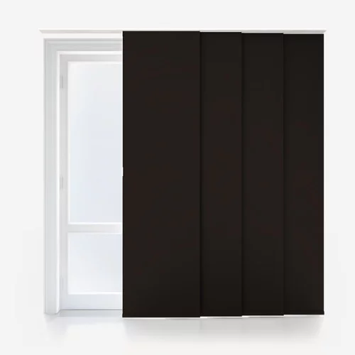 Vivienne Blackout Espresso Panel Blind | Online Blindz