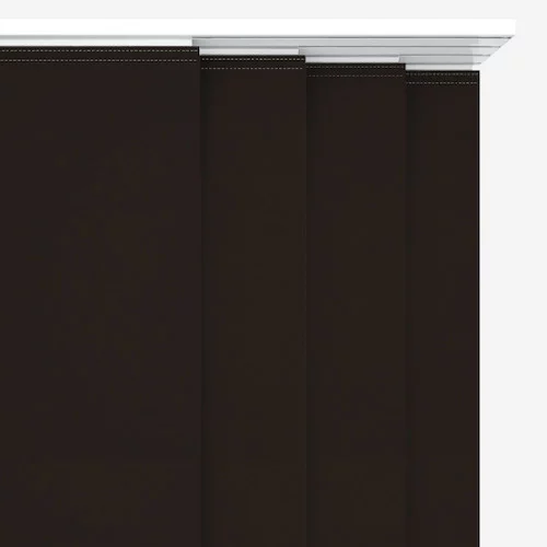 Vivienne Blackout Espresso Panel Blind | Online Blindz