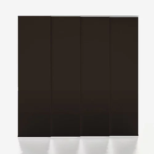 Vivienne Blackout Espresso Panel Blind | Online Blindz