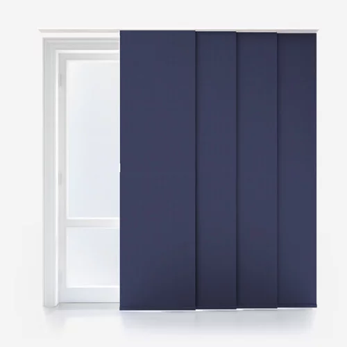 Vivienne Blackout Indigo Panel Blind | Online Blindz