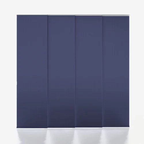 Vivienne Blackout Indigo Panel Blind | Online Blindz