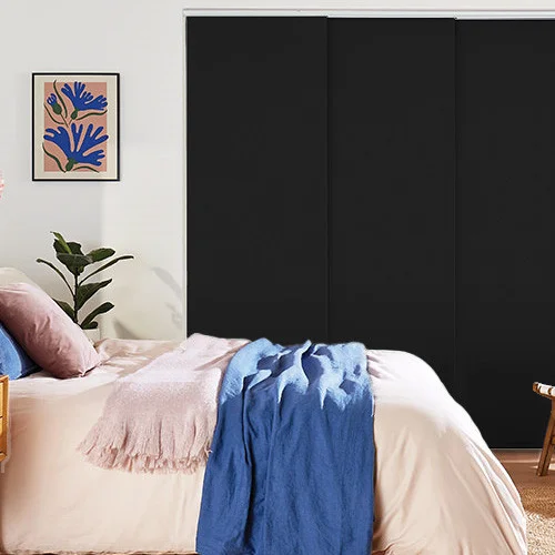 Vivienne Blackout Jet Panel Blind | Online Blindz