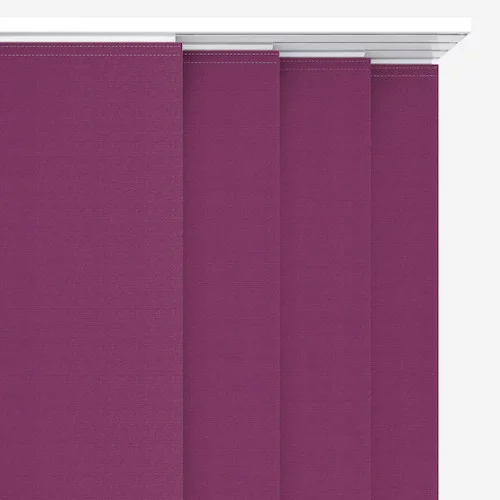 Vivienne Blackout Plum Panel Blind | Online Blindz