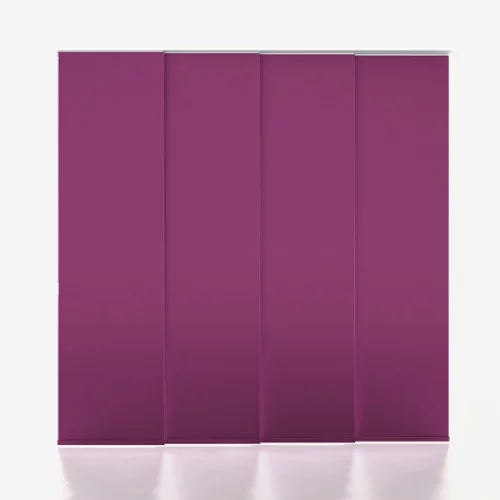 Vivienne Blackout Plum Panel Blind | Online Blindz