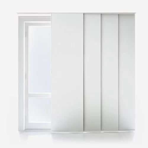 Vivienne Blackout Porcelain White Panel Blind | Online Blindz