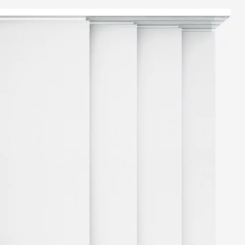 Vivienne Blackout Porcelain White Panel Blind | Online Blindz