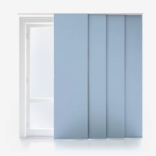 Vivienne Blackout Powder Blue Panel Blind | Online Blindz