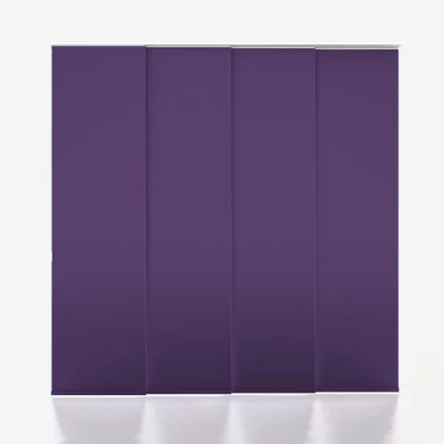 Vivienne Blackout Purple Panel Blind | Online Blindz