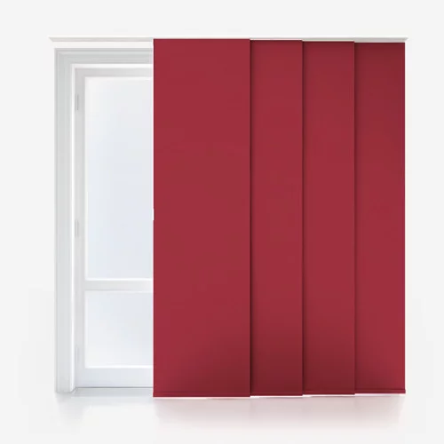 Vivienne Blackout Red Panel Blind | Online Blindz