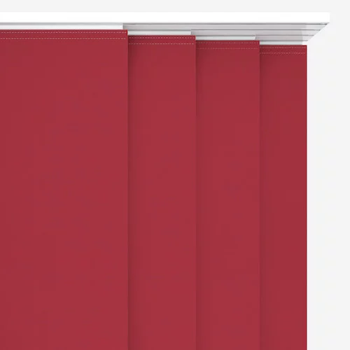 Vivienne Blackout Red Panel Blind | Online Blindz