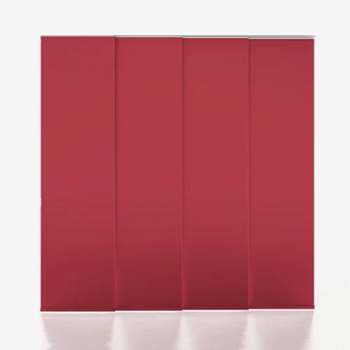 Vivienne Blackout Red Panel Blind | Online Blindz