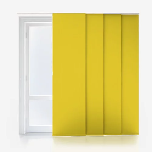 Vivienne Blackout Sunshine Yellow Panel Blind | Online Blindz