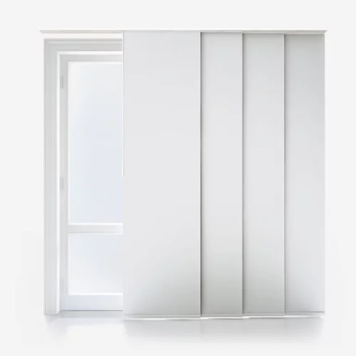 Vivienne Blackout White Panel Blind | Online Blindz