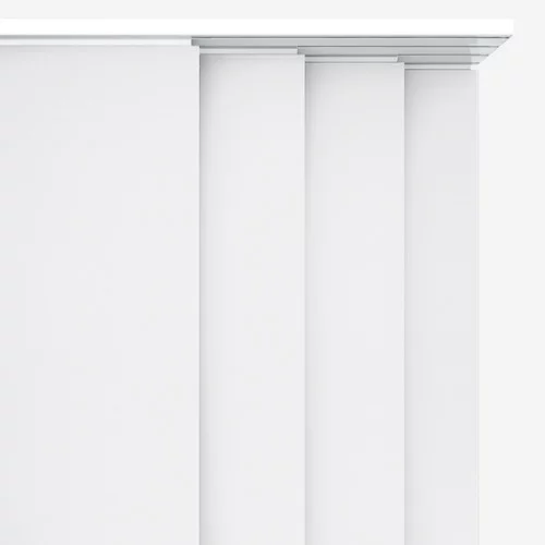 Vivienne Blackout White Panel Blind | Online Blindz