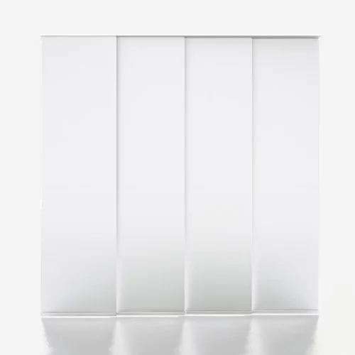 Vivienne Blackout White Panel Blind | Online Blindz