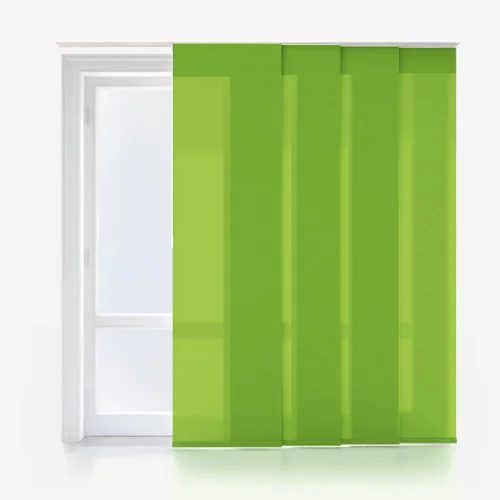 Vivienne Dimout Apple Green Panel Blind | Online Blindz