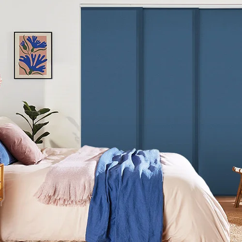 Vivienne Dimout Azure Panel Blind | Online Blindz