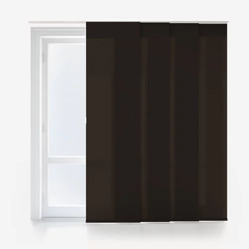 Vivienne Dimout Espresso Panel Blind | Online Blindz