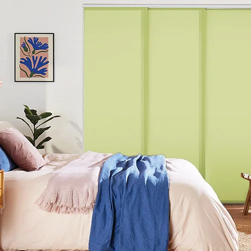 Vivienne Dimout Lime Panel Blind | Online Blindz