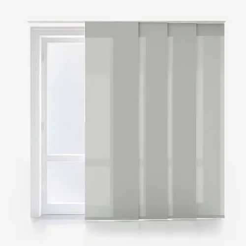 Vivienne Dimout Mist Grey Panel Blind | Online Blindz