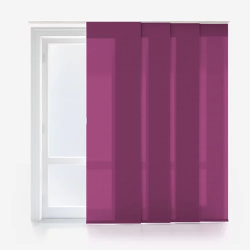 Vivienne Dimout Plum Panel Blind | Online Blindz