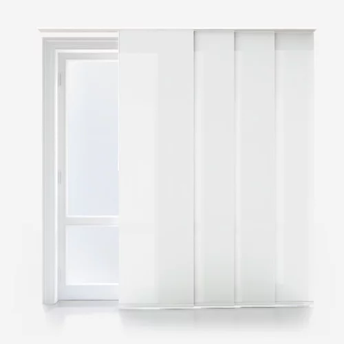 Vivienne Dimout Porcelain White Panel Blind | Online Blindz