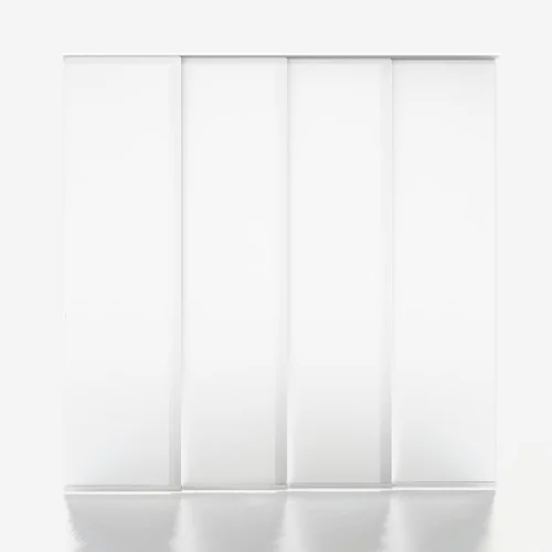 Vivienne Dimout Porcelain White Panel Blind | Online Blindz