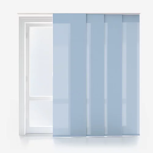 Vivienne Dimout Powder Blue Panel Blind | Online Blindz