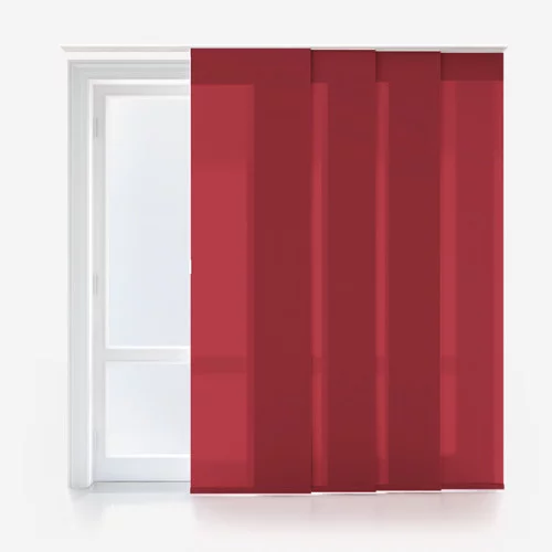 Vivienne Dimout Red Panel Blind | Online Blindz