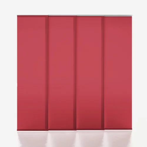 Vivienne Dimout Red Panel Blind | Online Blindz