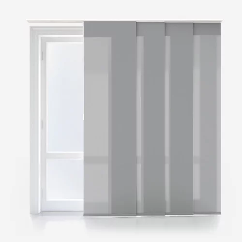 Vivienne Dimout Storm Grey Panel Blind | Online Blindz