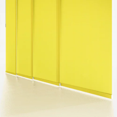 Vivienne Dimout Sunshine Yellow Panel Blind | Online Blindz