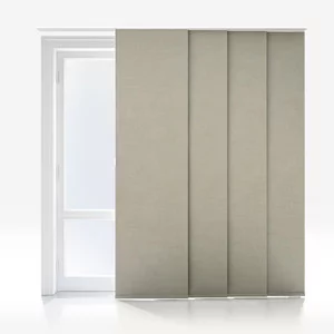 Winona Blackout Dove Grey Panel Blind | Online Blindz