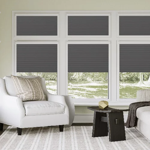 Agustus Anthracite Perfect Fit Honey Comb Blind | Online Blindz