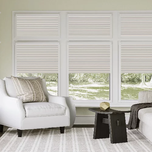 Allium White Mist Perfect Fit Honey Comb Blind | Online Blindz