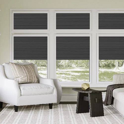 Bridget Anthracite Perfect Fit Honey Comb Blind | Online Blindz