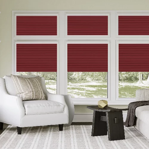 Darwin Burgundy Perfect Fit Honey Comb Blind | Online Blindz