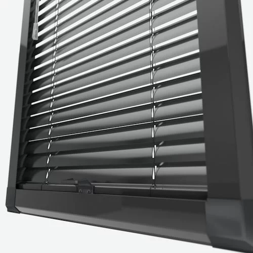 Seraphine Anthracite Grey Perfect Fit Metal Venetian Blind | Online Blindz