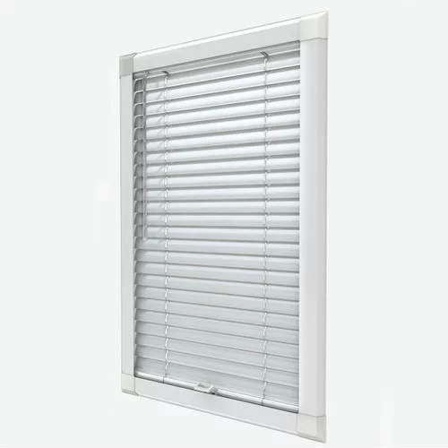 Seraphine Pebble Grey Perfect Fit Metal Venetian Blind | Online Blindz