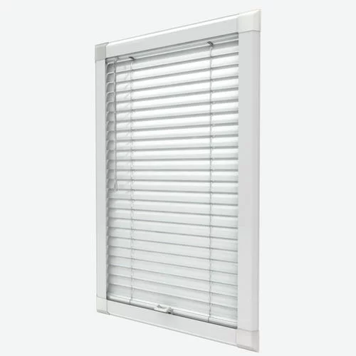 Seraphine White Perfect Fit Metal Venetian Blind | Online Blindz