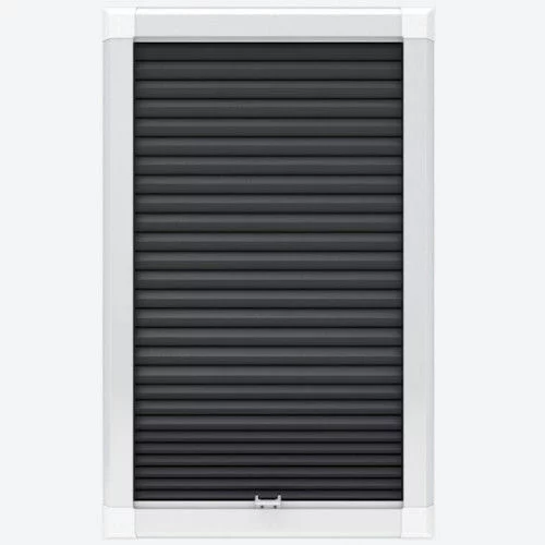 Agustus Anthracite Perfect Fit Pleated Blind | Online Blindz