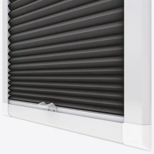 Agustus Anthracite Perfect Fit Pleated Blind | Online Blindz