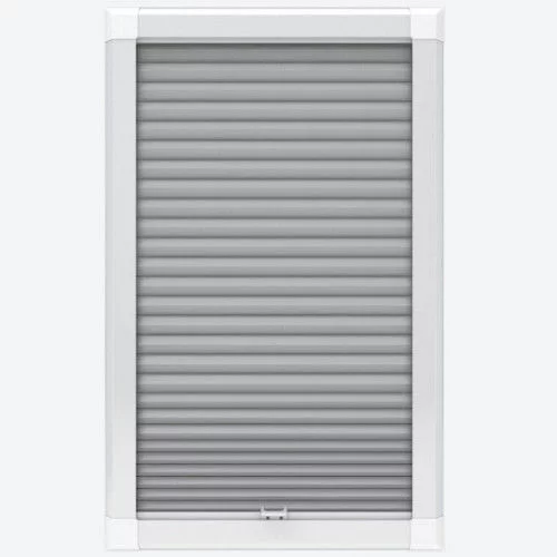 Agustus Blackout Dove Grey Perfect Fit Pleated Blind | Online Blindz