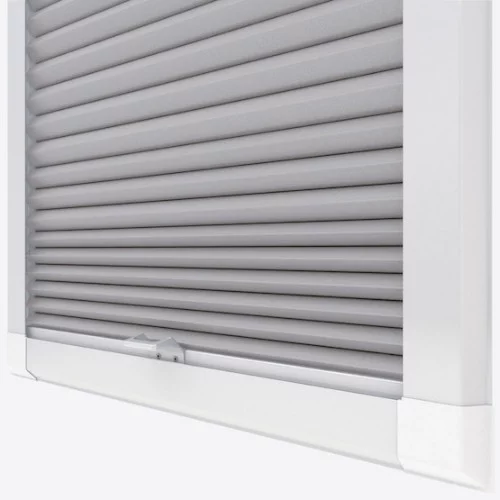 Agustus Blackout Dove Grey Perfect Fit Pleated Blind | Online Blindz