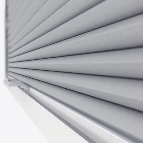 Agustus Blackout Dove Grey Perfect Fit Pleated Blind | Online Blindz