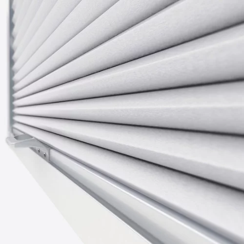 Agustus Blackout White Perfect Fit Pleated Blind | Online Blindz